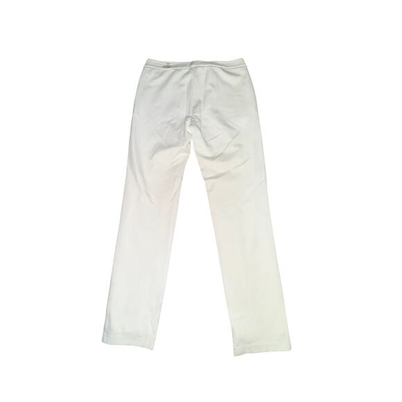J McLaughlin Gigi Narrow Leg Pants Womens Size 10 Off White Mid Rise Pockets NWT - Picture 4 of 7